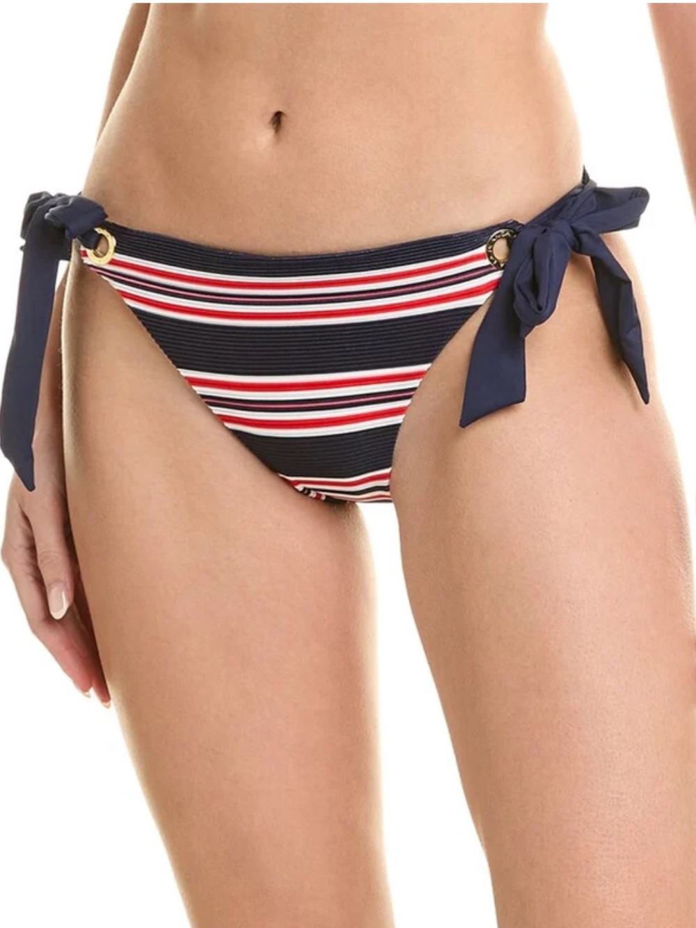 NWT La Blanca Sailor Soft Tie Hipster Bikini Bottom Sz 16 -